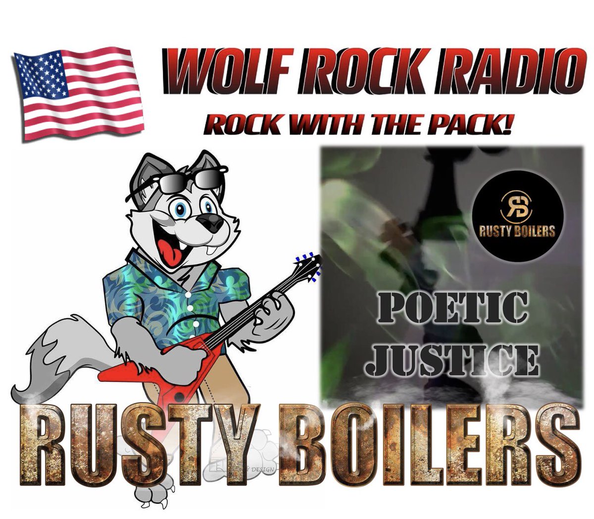 rustyboilers's tweet photo. Great show last week Brian Wolf and #WolfRockRadio radio station team!
Thank you for airing our brand new single โPoetic Justiceโ! ๐๐
Rock on! ๐ค๐ค
https://t.co/tlFxnskWyo
https://t.co/EfQYMIpOKW
#rustyboilers #radio #wolfrockradio #ohio #USA #broadcast #internetradio #britpop https://t.co/xLbx60o0yH