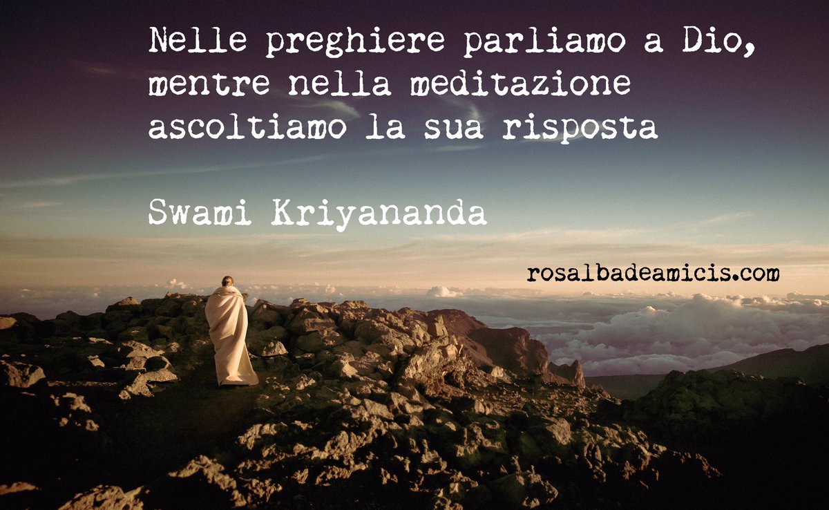 rosideamicis's tweet image. Impara a meditare 
bit.ly/2kz9LJK