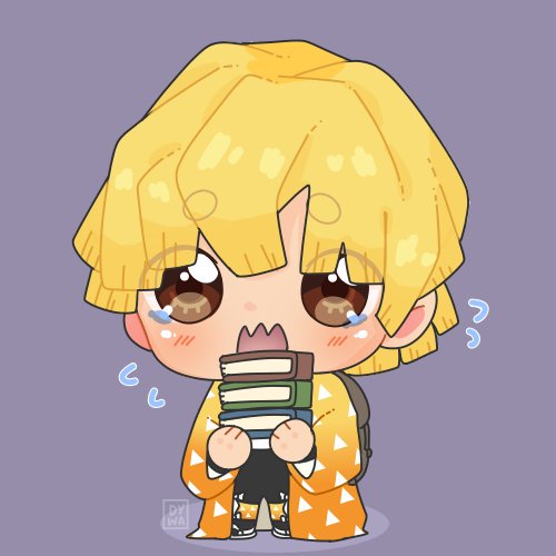 DiwaさんがTwitterに投稿した我妻善逸(鬼滅の刃)のイラスト。