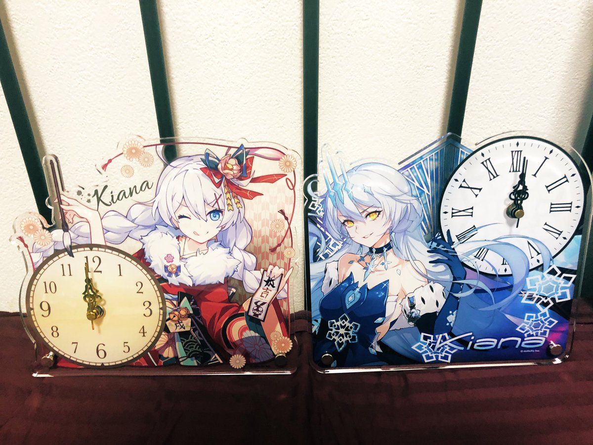 アクリル時計