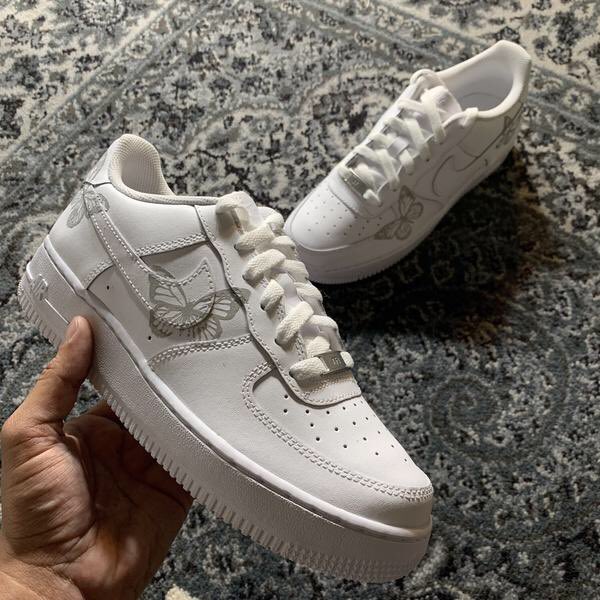 custom air force 1 butterfly