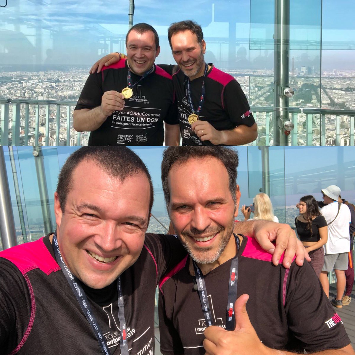 CancerCoreEU's tweet photo. RT GustaveRoussy "RT ggomez_chef: On l’a fait! Pour Noé LaTourMontpar TheTowerRun SeptembreEnOr #orducommun #septembreenor #guerirlecancerdelenfantau21esiecle #gustaveroussy #tourmontparnasse #chefelysee #chefconnected #chefrunner #guillaumegomez #gu… https://t.co/B05IiiixLa"