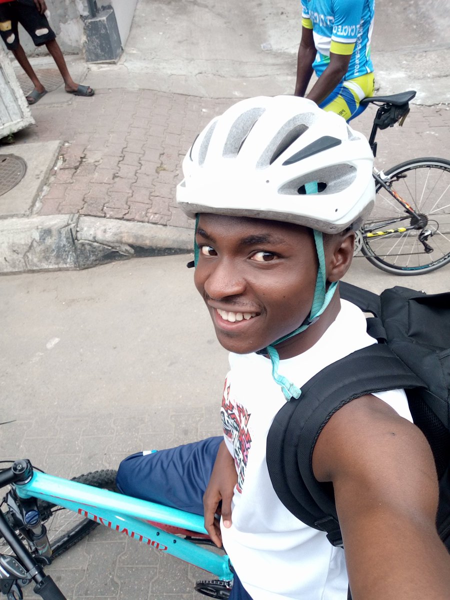When the biker in you shows up #ubaJoggingtobond #treasurehunt @UBAGroup