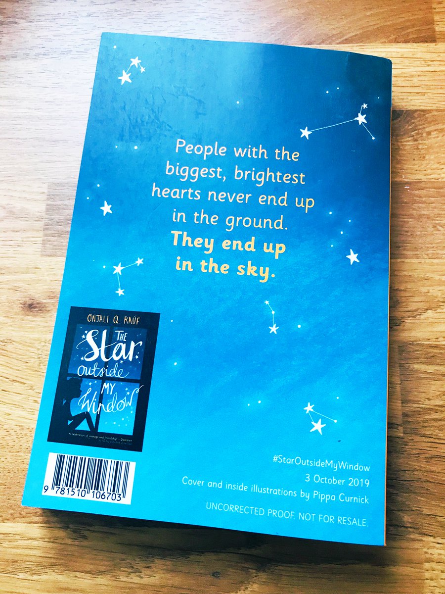 MrEPrimary's tweet photo. #BOOKPOST!📚✉️
#StarOutsideMyWindow🌠@OnjaliRauf @PippaCurnick 

Cancel absolutely everything!
I know how my weekend is going to be spent: with one of my most eagerly anticipated books of the year. 

Huge thanks @HachetteKids @the_orionstar @domdelaking for this gorgeous proof. https://t.co/fioUYhjsEm