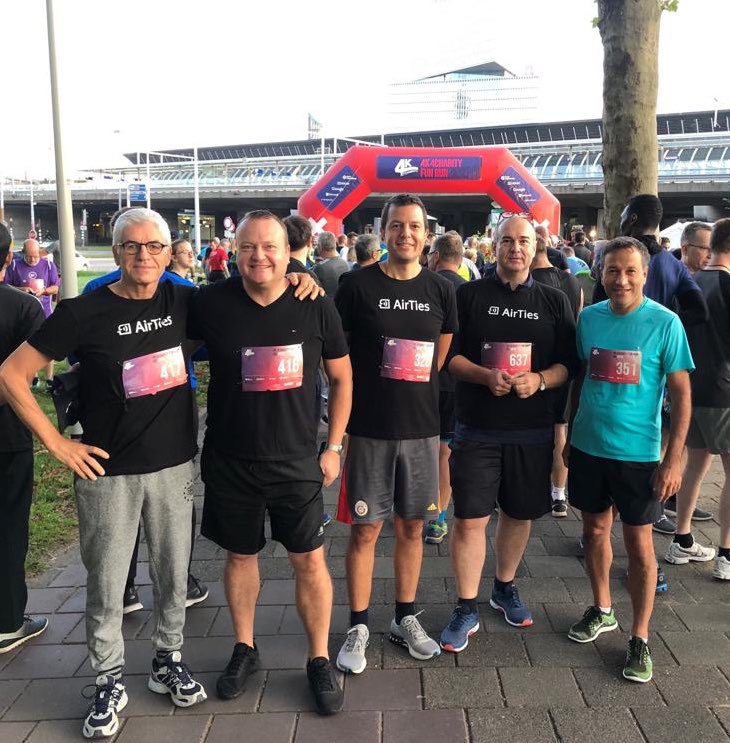 Airties's tweet photo. Good morning! AirTies team ran this morning to raise funds to support diversity and inclusion initiatives.
#4K4Charity #4Krun #IBC2019 #IBCshow @IBCShow https://t.co/rW1XI4DwK4