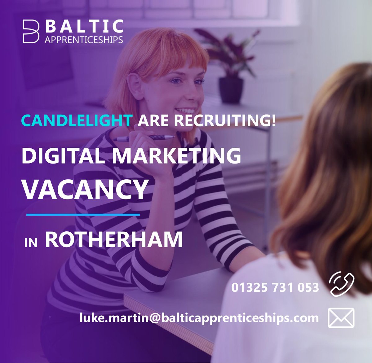 Do you have a burning passion to find yourself a career within #digital #marketing? Candlelight Products Ltd are now looking for a #DigitalMarketing #Apprentice to join their exisiting team in #Rotherham! Apply here: hubs.ly/H0kH1LJ0 @SkillsWorkGo @Sheffield4Jobs
