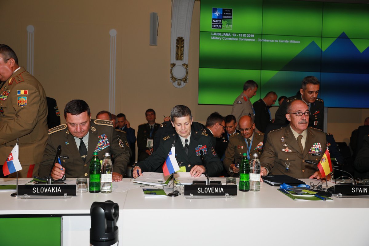 In session 1, #NATOCHoDs reaffirmed their commitment to #NATO’s missions &amp; operations which allow the Alliance to protect &amp; defence its territory &amp; population from any attack &amp; highlighted that adaptation is key when facing today’s uncertain security environment.