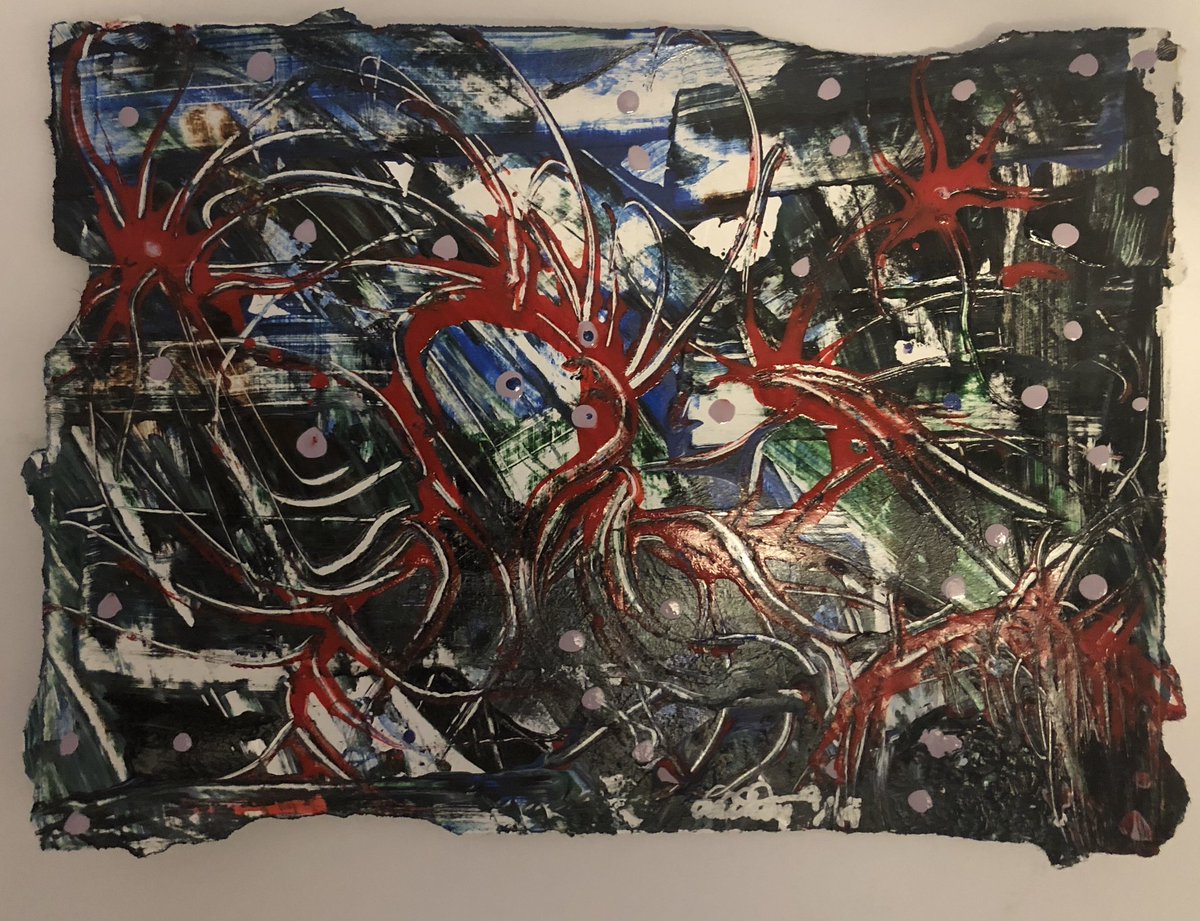 Joshuapaprika's tweet photo. New small works Exploring
8x11
mixed media on card board 
$75
To see more of my work visit https://t.co/pzvjPiz03d 
Enjoy
#collages #doodles #ethnicart #abstractsart #color #texture #tones #shadows #paprikaillustrations #paprika #art #NYCART #NYCARTIST  #JFennellArt #NewarkNJArt https://t.co/lm1TL411aZ
