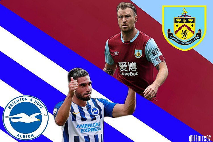 Predictions for today's match? 

Burnley have not lost against Brighton in their last seven league meetings, winning both games last season #twitterclarets #BHABUR