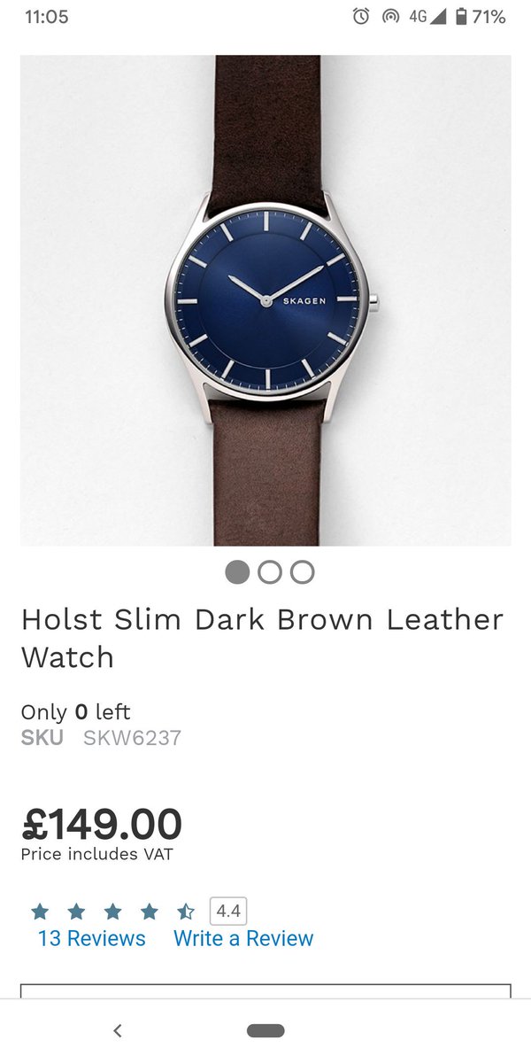 Hi <a href="/SkagenDenmark/">Skagen</a>. Had this delivered and the watch face is misaligned. Am I being dumb or am I supposed to be able to adjust it myself?

/cc: <a href="/Fossil/">Fossil</a>
