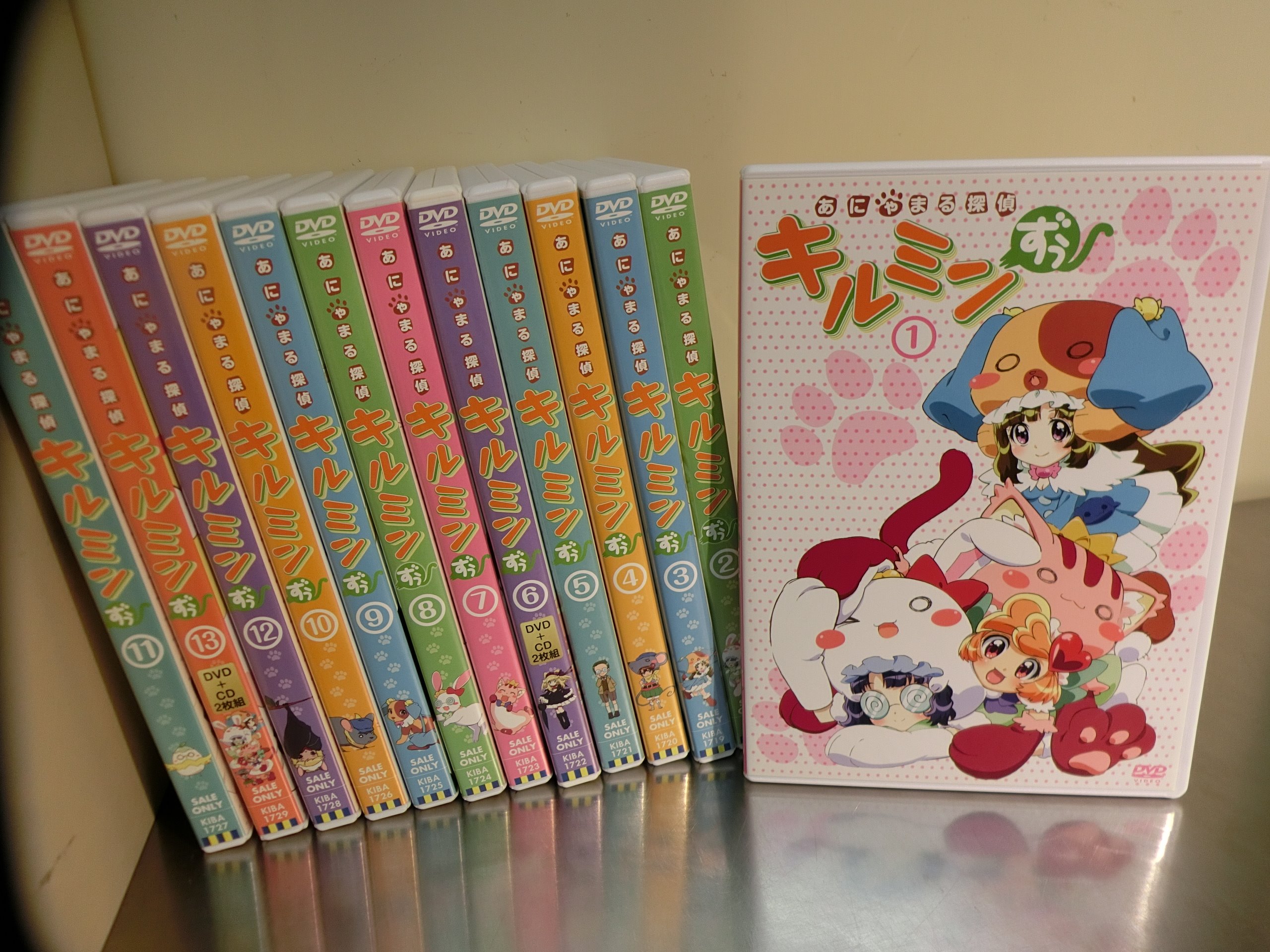 新品ケース交換済み　あにゃまる探偵キルミンずぅ DVD（全13巻セット） Amazon.co.jp: あにゃまる探偵キルミンずぅ 12 [DVD] : 悠木碧, 佐藤