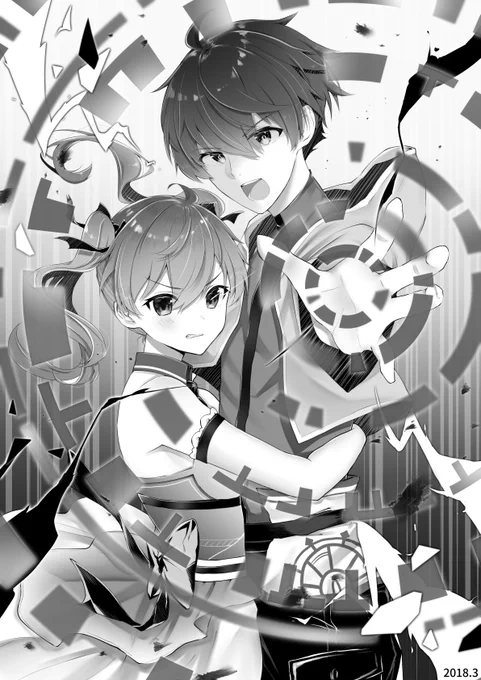 習作(2018-2019)/モノクロ絵  #オリジナル 