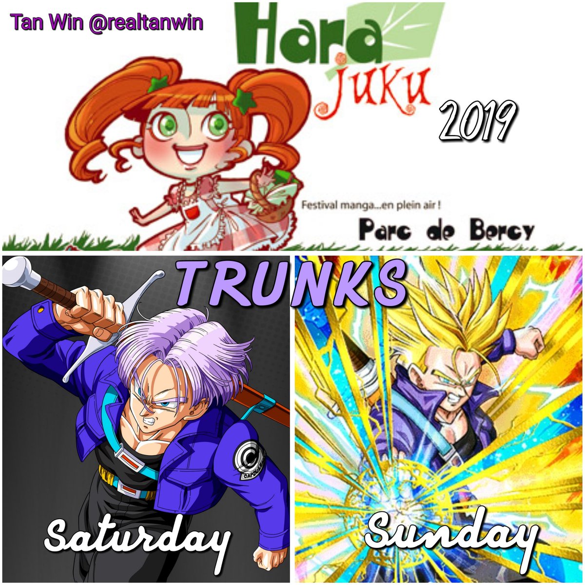 realtanwin's tweet photo. [COSPLAY PREMIERE] Future Trunks 🔥🔥🔥 Retrouvez-moi au festival Harajuku au parc de Bercy ce samedi 14 et dimanche 15 septembre ✌

#trunks #teentrunks #futuretrunks #harajuku2019 #festivalharajuku #harajuku #trunkscosplay #futuretrunkscosplay #tanwin #realtanwin #saiyan https://t.co/6O2WpgJjv1
