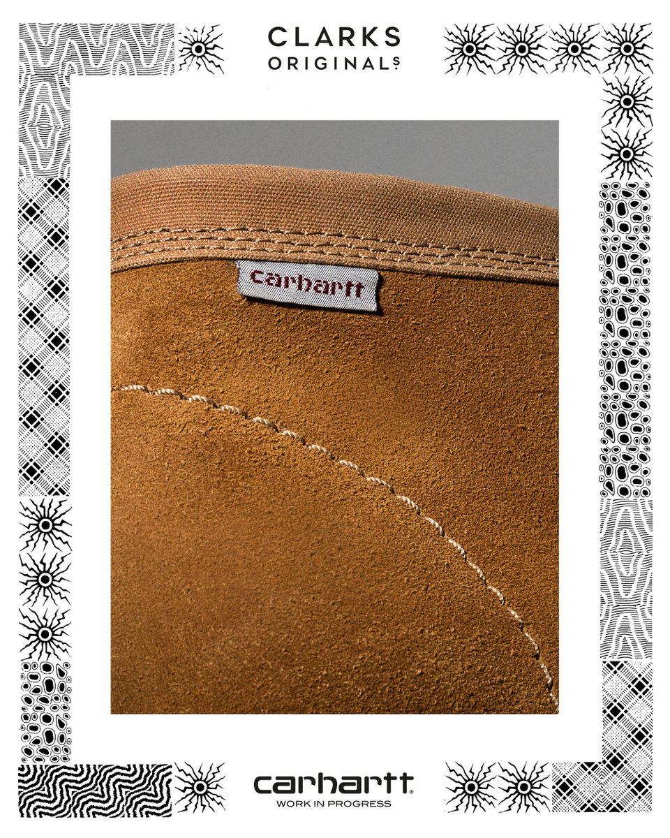 It's in the details...
<a href="/CarharttWIP/">Carhartt WIP</a> x <a href="/ClarksOriginals/">Clarks Originals</a>