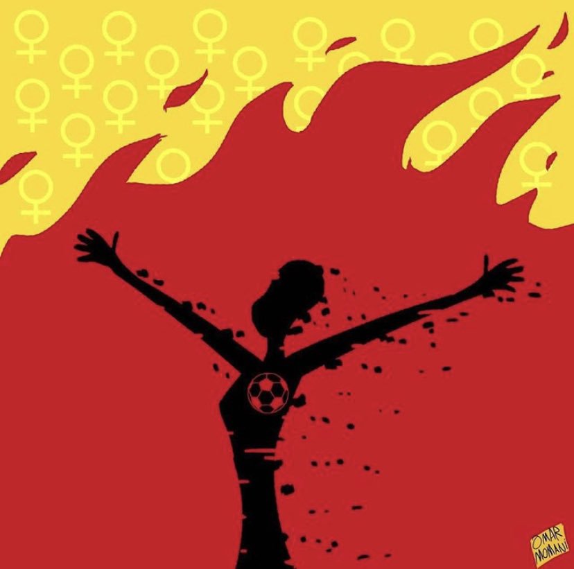 nobari_mehdi's tweet photo. Elle aimait le football.
#BlueGirl meurt à l’hôpital une semaine après s’être immolée par le feu en Iran.
Nous étions au bureau la federation Belge Jeudi 12. nous declarons dans un lettre notre solidarite avec la #blueGirl,mais pas encore une reaction par la fed football Belge!!? https://t.co/tNXDXAzaZO