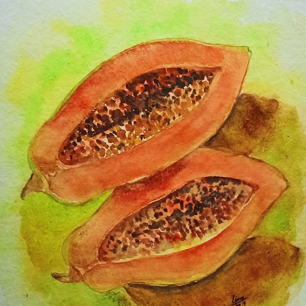 Watercolor still life.
