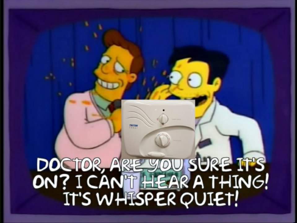 Ireland Simpsons Fans on Twitter "The Triton T90. Like showering