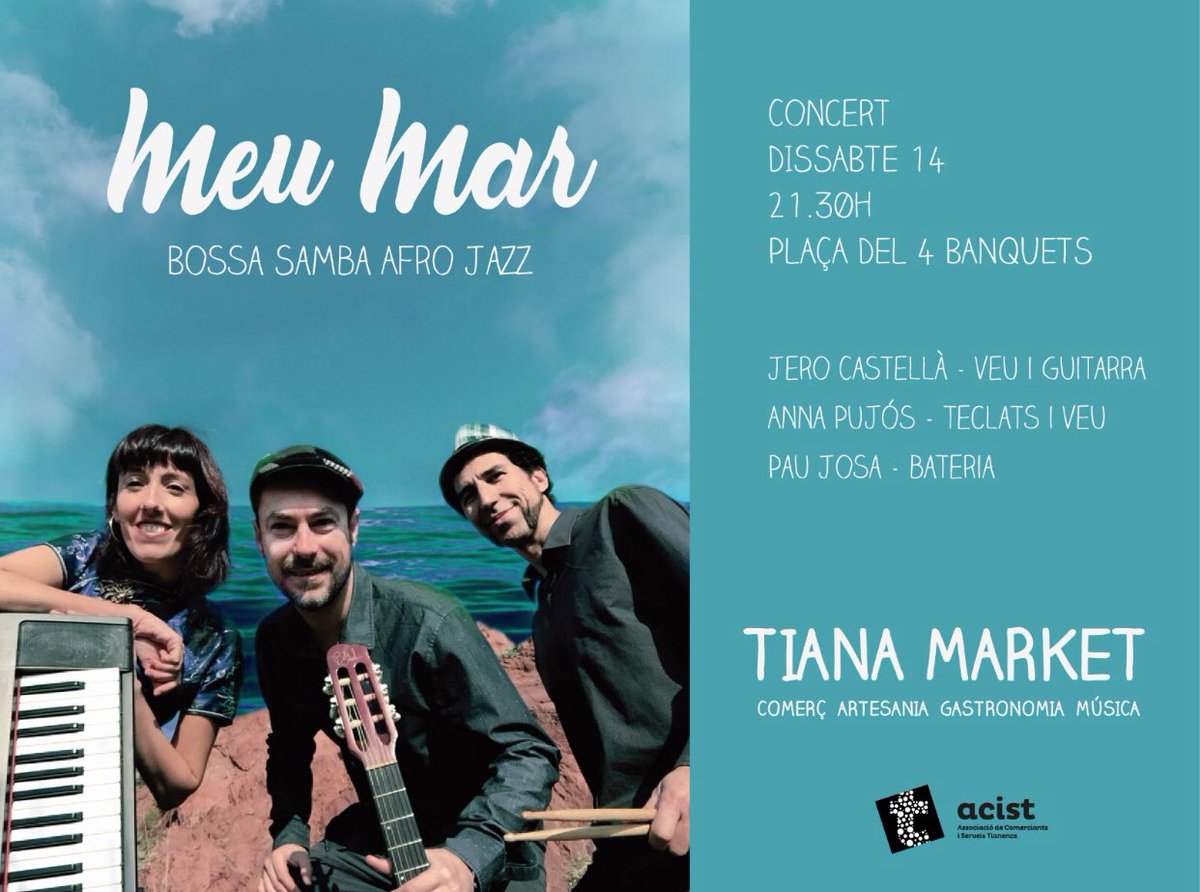 AcistTiana's tweet image. TIANA MARKET
Avui a les 21.30h
#acist #tiana #tianamarket #festamajortiana