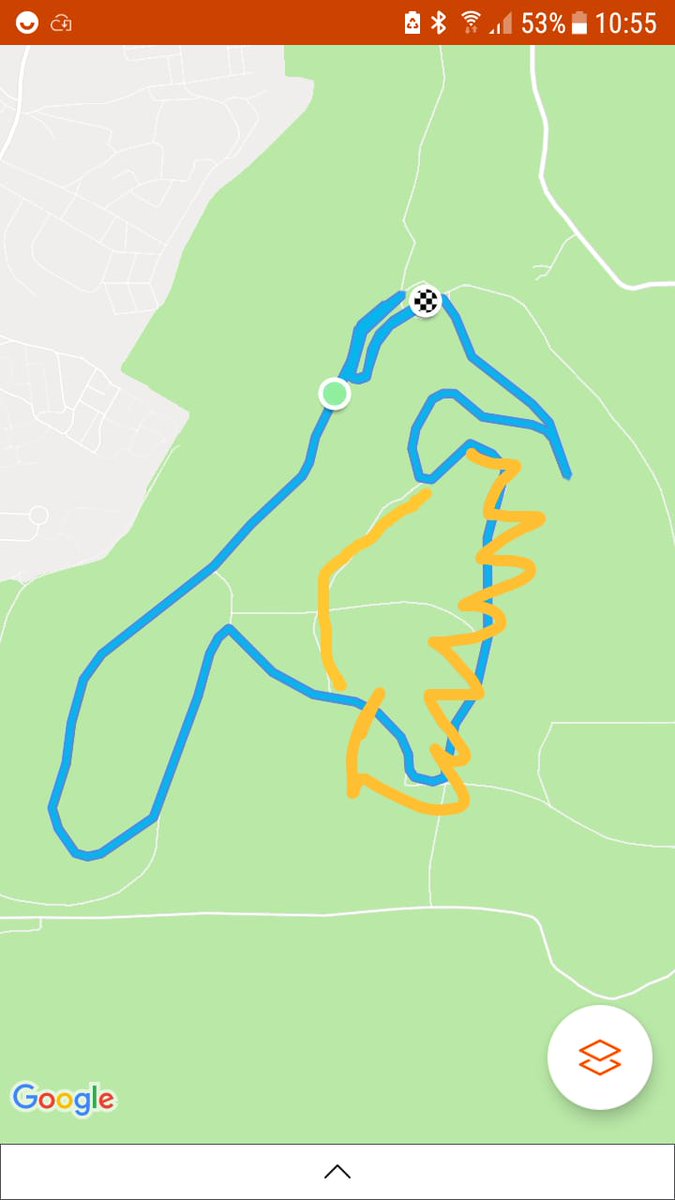 HallisseyC's tweet photo. Apologies to all of the front runners who followed me on the scenic option at Wendover parkrun this morning 😣 Hopefully it just made the birthday cake taste even better afterwards! 🎂 #tourismfail @parkrunUK https://t.co/PEnjoPmXfq