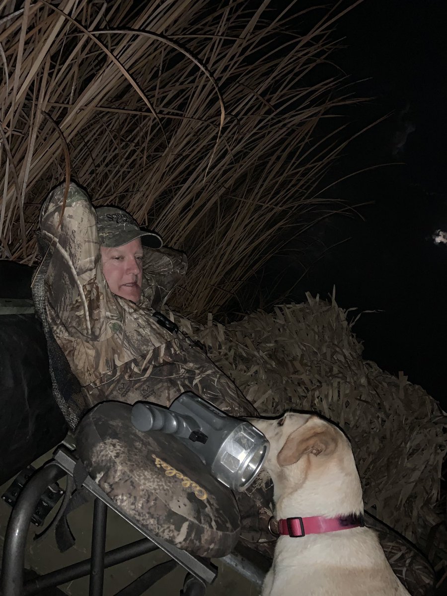 DanHess25's tweet photo. Already had breakfast in the blind and put the deks out. Waiting for first light and the fun begins! https://t.co/dZY8o6XvAT