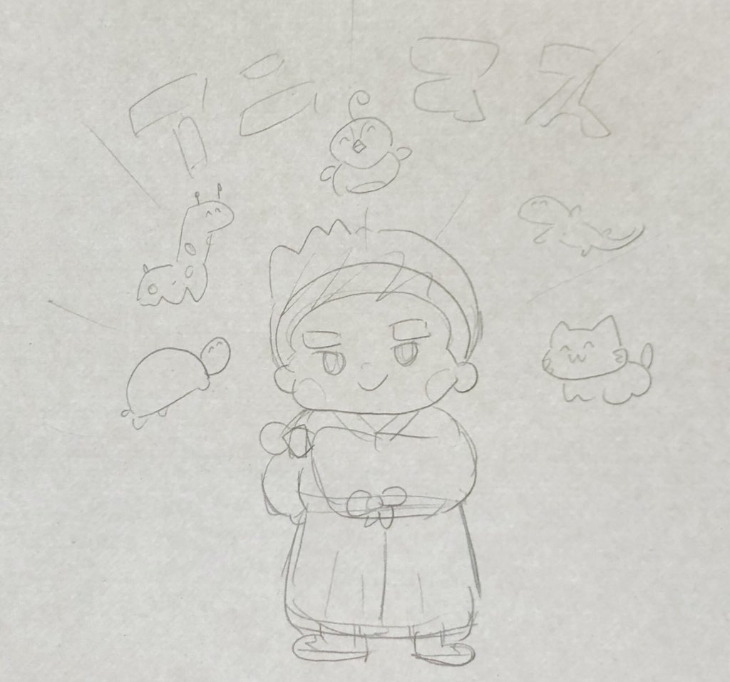 絶対に下書きの方が可愛い何故????????? 
