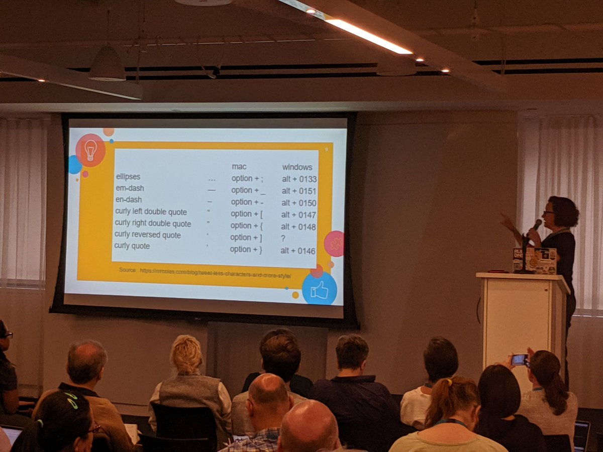 ChipEdwards4's tweet image. Laura Byrne-Cristiano (@NewYorkerLaura) giving tricks for reducing your character count, tag people in the photo,  use AltText, and more.  If you missed the talk, hunt her down for help!
#WCNYC
#socialmediamarketing
#CreateMyVoice