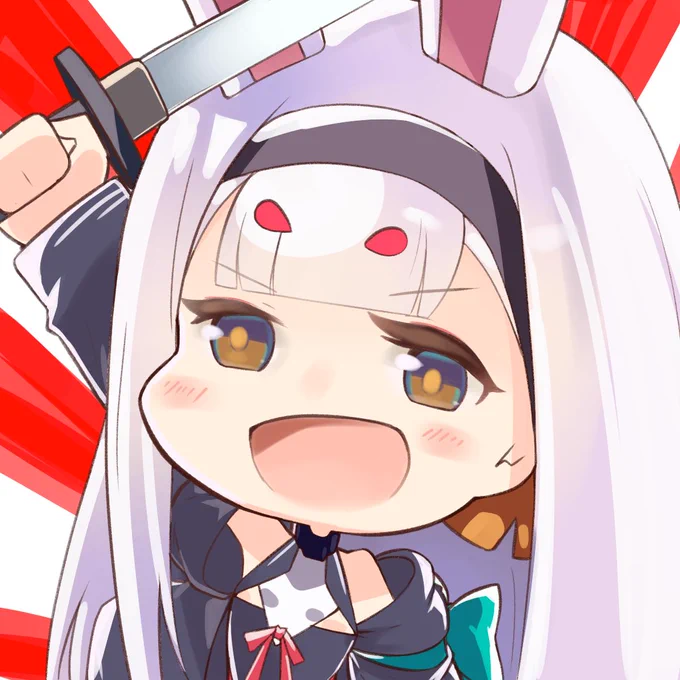 例のスタンプ風イラスト無事に完成!
ディスコなどで機会があればぜひ使ってやってください
#アズールレーン 
#アズレン 
#アズールレーンCW 