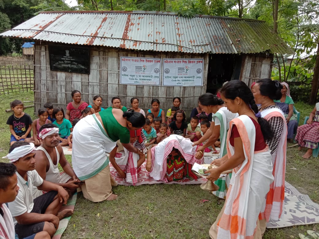 Mehnasheen786's tweet image. Family planning awareness programme along with newly wed couple organized by AWWs, ANM and ASHA under guijan ICDS project, Tinsukia @PoshanAssam @PhukanGitashree