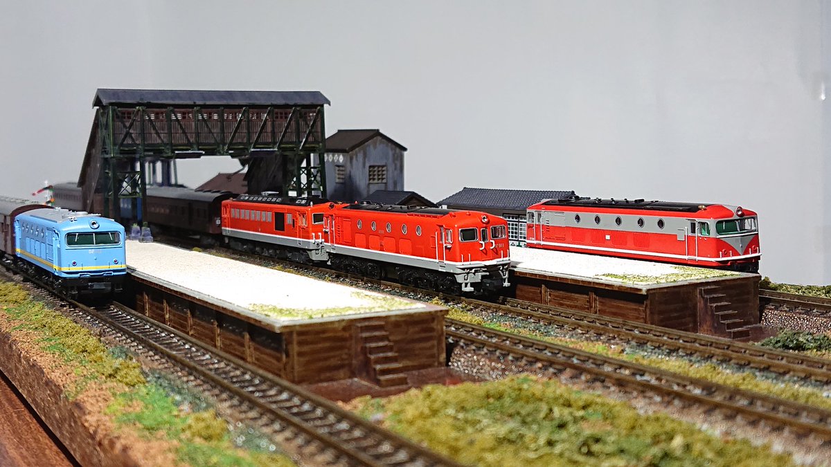 DF91DF50重連準急南風 DF40 土讃本線 水色の試作機関車DF40は1956年に