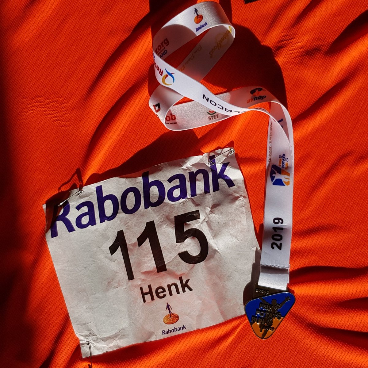 HenkvanGelder's tweet photo. Vandaag de FishPotato Run van Urk naar Emmeloord gelopen. Lekker zonnetje en zoals altijd prima georganiseerd. #running #fpr2019 #onrunning #lekkah https://t.co/9K6WkuN0Mb
