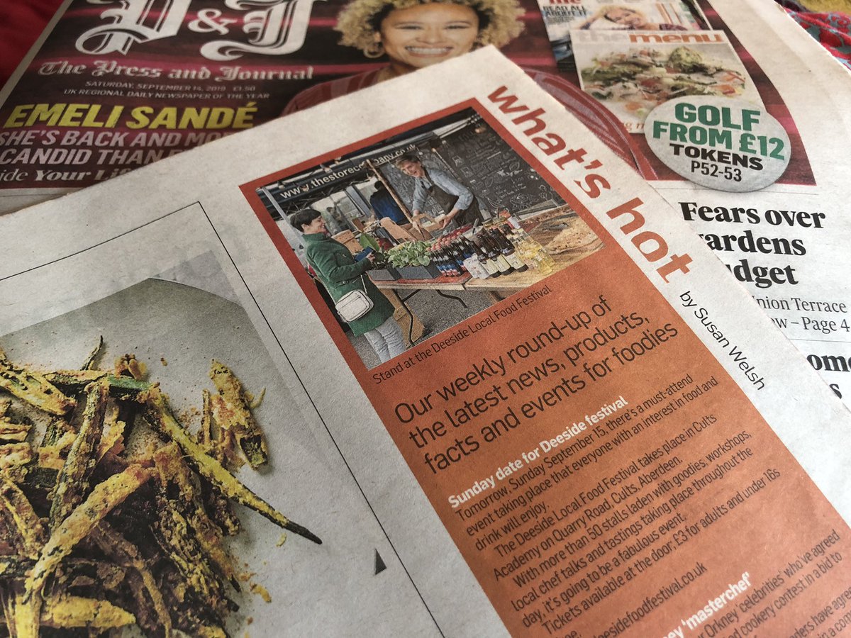 Here’s us in the paper. 
‘A must-attend event’ 🙌😊