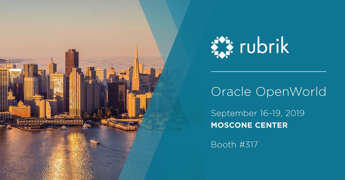 rubrikInc's tweet image. What can you do with Rubrik + #OracleDatabases? Automate protection. Provision unlimited clones. Deliver near-zero RTOs. Learn more at #oow19 booth #317!