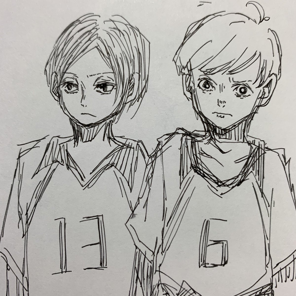 xhiyonax's tweet photo. わたしが国矢コンビを推す理由のひとつが「最後に泣かなかったこと」だったなあなとと……いつもうるせぇ矢巾(涙堪えてる)と静かな国見(目を逸らしている)のが すっごい…さあ…… https://t.co/5DjuzESGO7