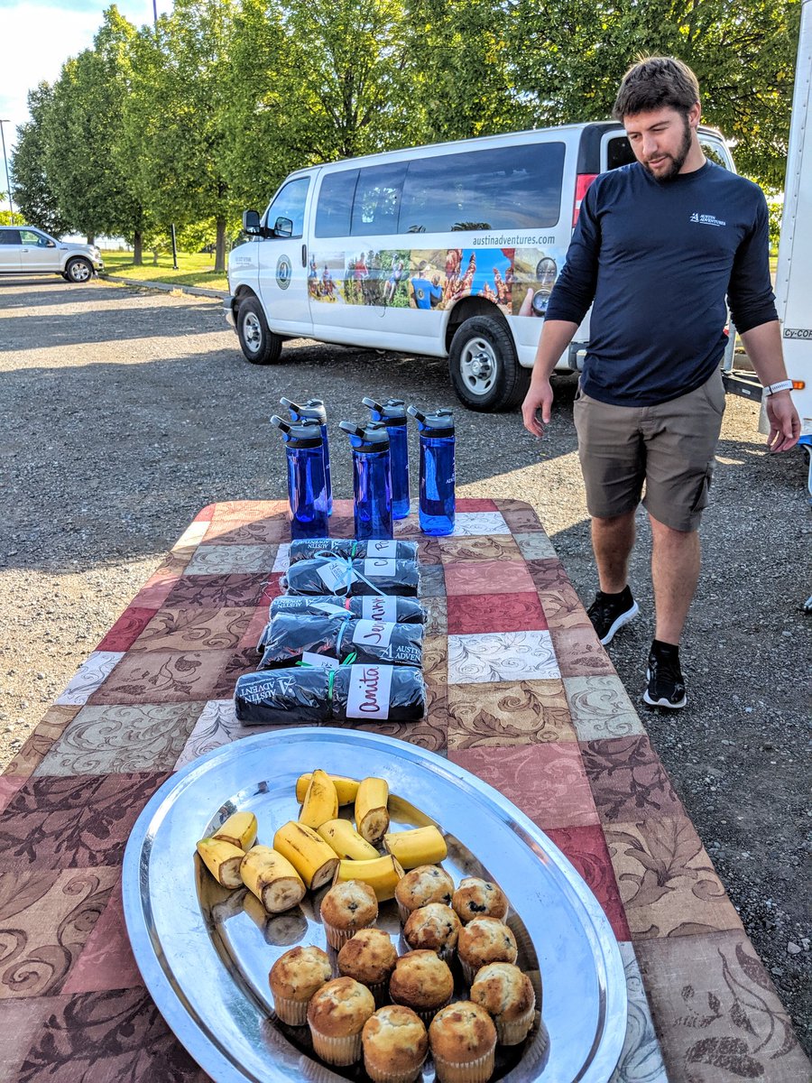 And we're off! @austinadventures trip to #yellowstone. #hosted #tbex #tmom