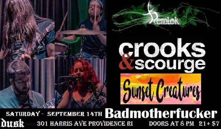 #livemusic in #providenceri @ <a href="/DuskProvidence/">DuskProvidence</a> w/  sunset creatures, @davealvesmusic &amp; Crooks &amp; Scourge, &amp; badmotherf***er! 

#live #concert #stage #music #rock #psychedelic #bowedguitar #electricviolin #violin #madness #fun