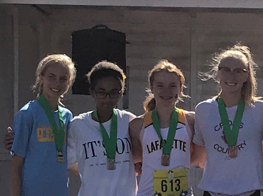 Congrats to freshmen Grace Tyson, 3rd place Forest Park Green division!