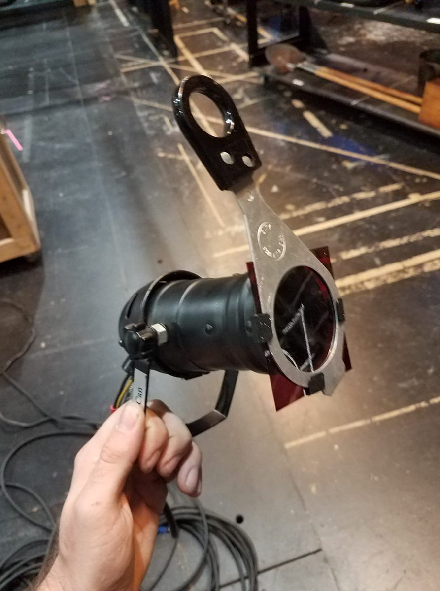 CityTheatrical's tweet photo. People do strange things with accessories. @plasashow #PLASAShow #beamcontrol https://t.co/vTmhoBtDVO