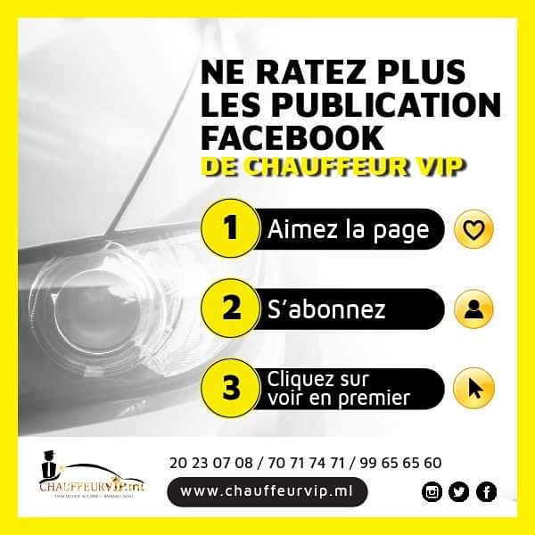 chaffeurvipmali's tweet photo. Hello family, restez branchés sur notre page, pour ne plus rien rater de notre actualité qui sera très changeante dans les prochains jours. Bon week end family!
#ChauffeurVip #Ankata #ApplicationMobile #ExcellentWeekEnd #LàOùVousVoulez #LOVV https://t.co/Q5XXO0duLT