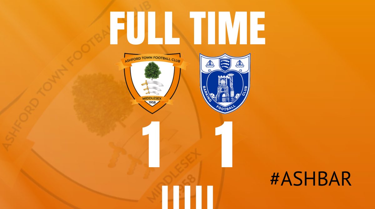ashfordtownmx's tweet photo. FULL TIME:
@ashfordtownmx 1
@barkingfc 1
#ASHBAR #COYT https://t.co/VrcvZzYo3P