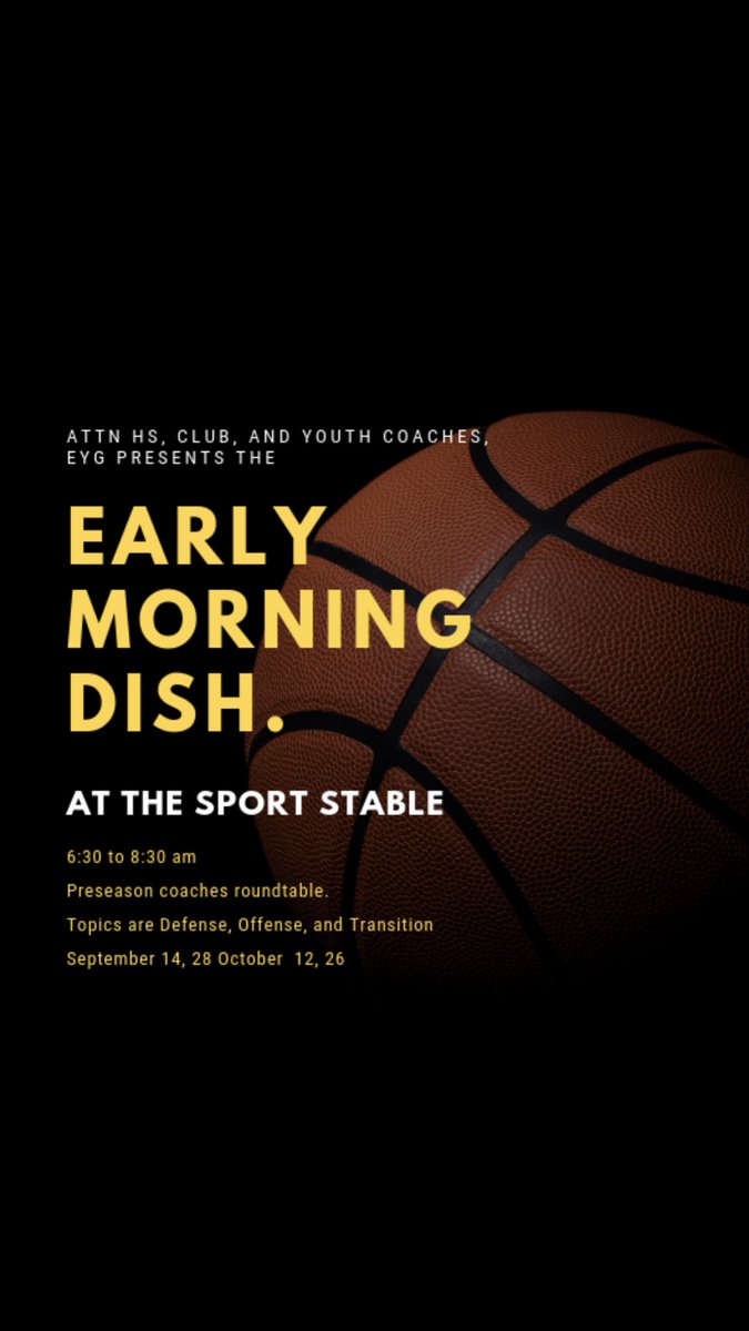 CoachMoskowitz's tweet photo. EARLY MORNING DISH - A few of the crew. Appreciate the commitment to the game, and the players your impacting. #Sharelearnbuild https://t.co/QeTxXKqSyx
