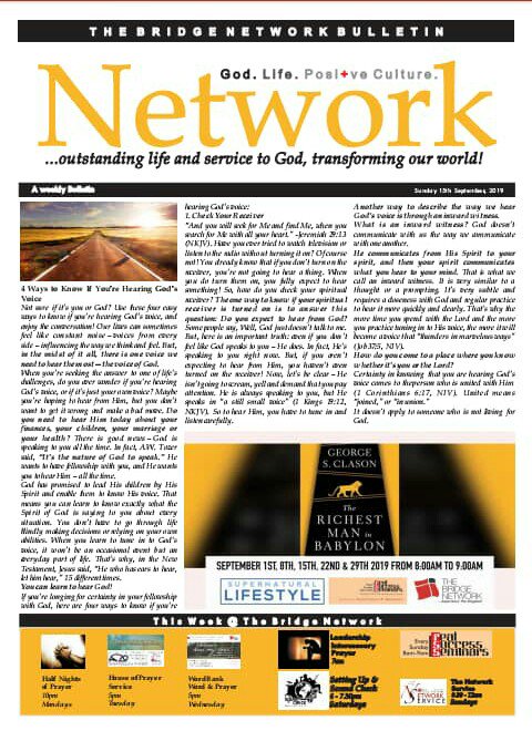dbridgenetwork1's tweet photo. @AMadojemu @AdekunleOmisor2 @tajayiope @Oluwarantimisi3 @Bims_livngarden @biodunmakinde @WrightBukola @olubunmi_smith @AFUNMILOLA @Babatunde_300 @babateye @tommiebanji The Bridge Network, Bulletin 15th Sept, 2019. Have a great Sunday &amp; week ahead #TBN #OutstandingLife&amp;Service https://t.co/yN0qFiISU3