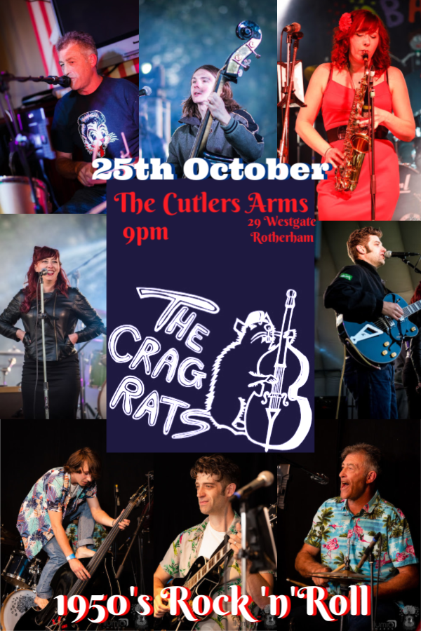 TheCragRats's tweet photo. We are playing The Cutlers Arms on October 25th. https://t.co/2pfKBpPSzj