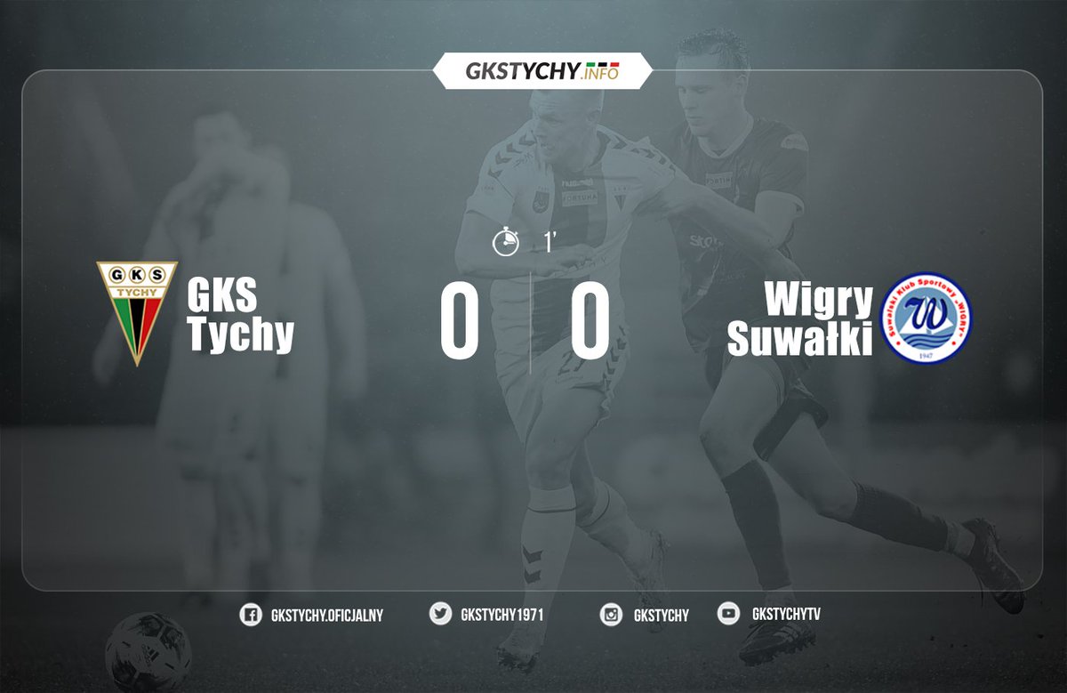 GKSTychy1971's tweet photo. ⏱️ 1' Zaczynamy mecz #TYCWIG! ⚽️ https://t.co/gSq6ITXQIR