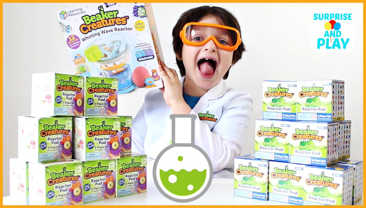 👨‍🔬 Beaker Creatures are sensory toys and educational toys wrapped in one reactor pod. This is science fun at it’s best that is perfect for young kids or kids with special needs. 💙

👉 youtu.be/-mQWV38shus

#beakercreatures #learningresources #autism