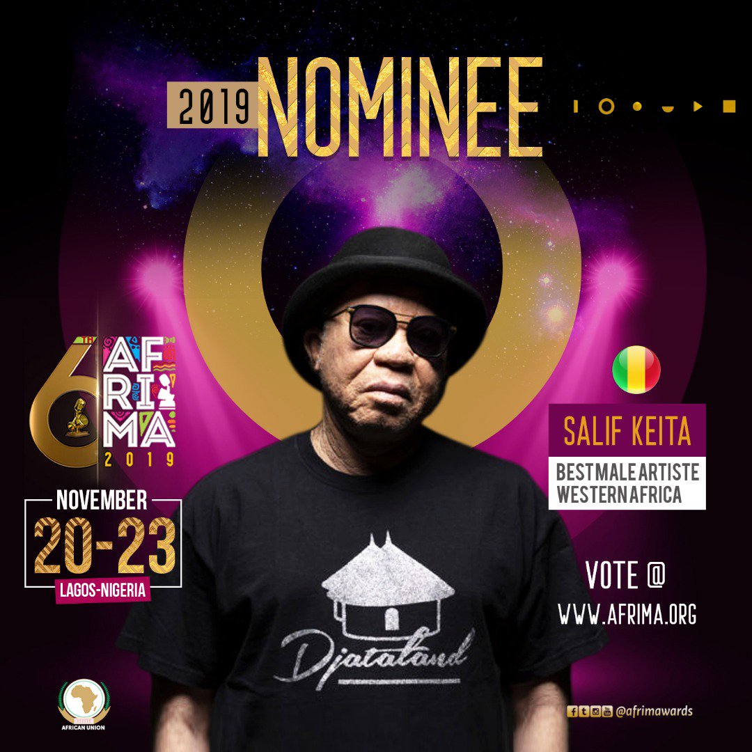 afrimaofficial's tweet photo. #6thAFRIMA Best Male Artiste in Western Africa - Who are you supporting? 

@SalifKeita @shattawalegh @diabatebamusic

Your vote will decide |#6thAFRIMAvoting @ https://t.co/9fykt9crEf 
#FeelAfrica | A F R I M A 2 0 1 9
Africa's Biggest Music Event https://t.co/auRqU6CDgL
