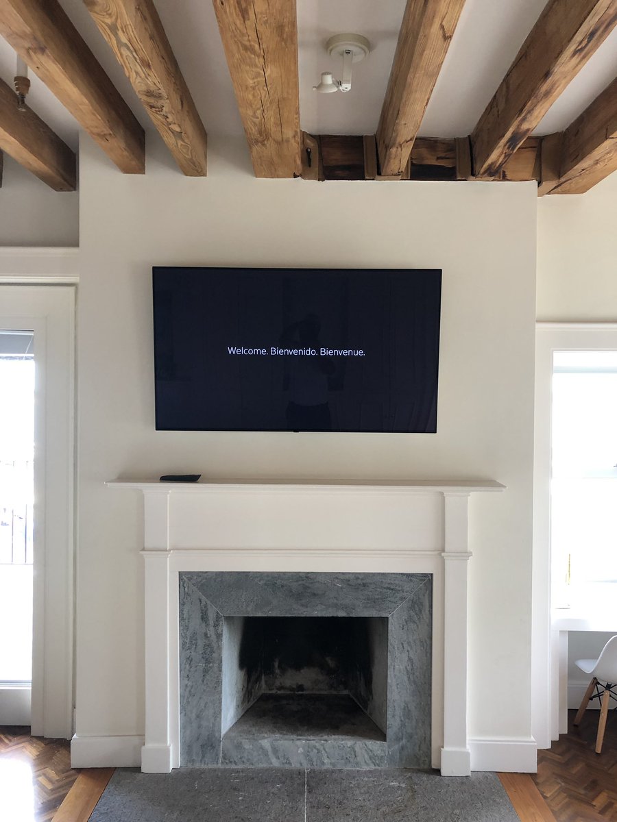 Joe On Twitter Boston Northendboston Nice Install Watch Tv