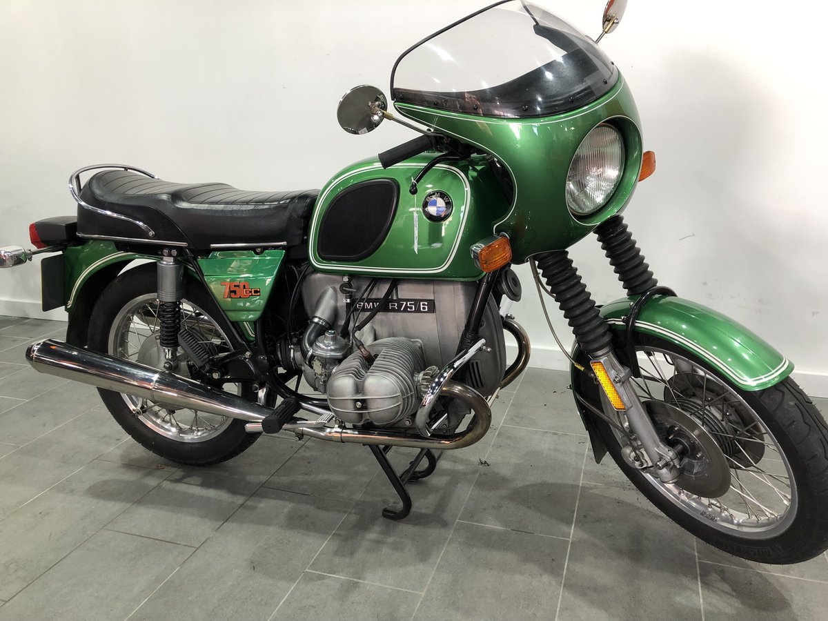 Just arrived in... this R75 has been tastefully restored and at 44 years old it is a stunning example.