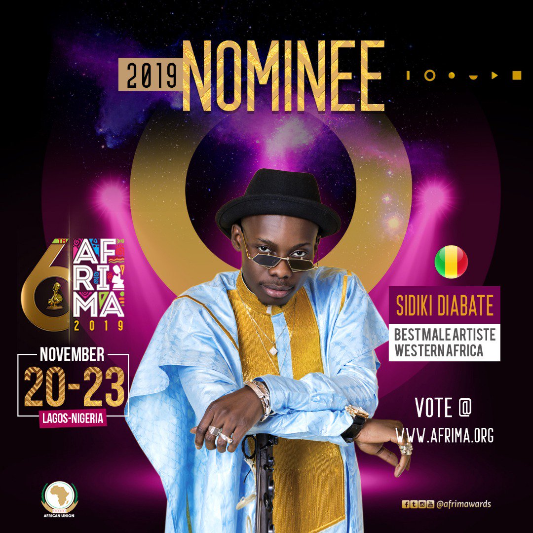 afrimaofficial's tweet photo. #6thAFRIMA Best Male Artiste in Western Africa - Who are you supporting? 

@SalifKeita @shattawalegh @diabatebamusic

Your vote will decide |#6thAFRIMAvoting @ https://t.co/9fykt9crEf 
#FeelAfrica | A F R I M A 2 0 1 9
Africa's Biggest Music Event https://t.co/auRqU6CDgL