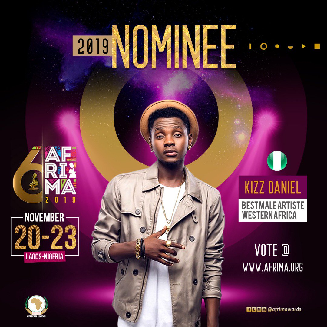 afrimaofficial's tweet photo. #6thAFRIMA Best Male Artiste in Western Africa - Who are you supporting? 

@wizkidayo @iamkissdaniel

Your vote will decide |#6thAFRIMAvoting @ https://t.co/9fykt9crEf 
#FeelAfrica | A F R I M A 2 0 1 9
Africa's Biggest Music Event https://t.co/auOcyEMCdC