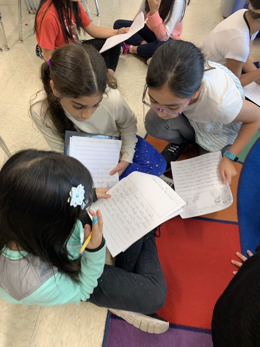 DMorminoPOB's tweet photo. #TCRWP is changing our writers and readers in room 206! Fourth grade writers established writing partnerships. Readers are learning to write long off of a post-it. @AlisonJClark @MrsWintersSR @EAnninoPOBLit https://t.co/seDLA47APk